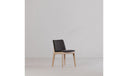 Deco Oak Dining Chair Dark Grey - Set Of Two