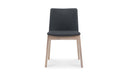 Deco Oak Dining Chair Dark Grey - Set Of Two