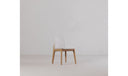 Deco Oak Dining Chair Light Grey - Set Of Two
