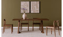 Silas Dining Table Walnut Brown