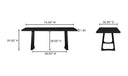 Silas Dining Table Black Ash