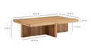 Folke Rectangular Coffee Table Natural