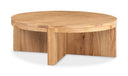 Folke Round Coffee Table Natural Oak