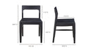 Owing Dining Chair Black - Set Of Two
