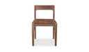 Owing Dining Chair Walnut Brown - Set Of Two
