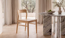 Owing Dining Chair Natural Oak - Set Of Two