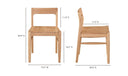 Owing Dining Chair Natural Oak - Set Of Two