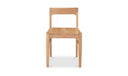 Owing Dining Chair Natural Oak - Set Of Two