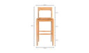 Owing Barstool Natural Oak