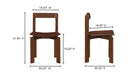 Daifuku Dining Chair Brown – Set Of Two
