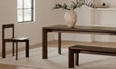 Daifuku Large Dining Table Walnut Stained Ash