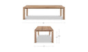Daifuku Large Dining Table Brushed Natural Oak