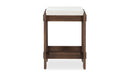 ASHBY COUNTER STOOL WALNUT STAINED ASH BEIGE