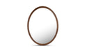 Alcott Oval Mirror Walnut