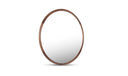 Alcott Small Round Mirror Walnut