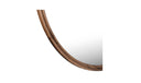 Alcott Large Round Mirror Walnut