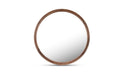 Alcott Large Round Mirror Walnut