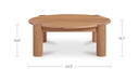 Jack Coffee Table Brushed Natural Oak