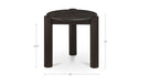 Jack Side Table Brushed Dark Brown