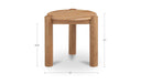 Jack Side Table Brushed Natural Oak