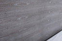 Charlene Modern Grey Elm & Stainless Steel 4-Piece Bedroom Set