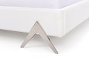 candid modern white bed