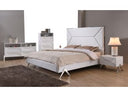 Candid Modern White Bed