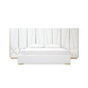 Nixa Modern White & Gold Chest