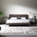 BD2406 - Brown Vegan Leather Bed