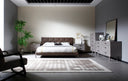 BD2406 - Brown Vegan Leather Bed