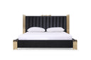 Token Modern Black & Gold 4-Piece Bedroom Set