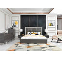 Chrysler Modern Grey Bedroom Set