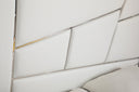 chrysler modern white bonded leather bed