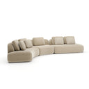 Sasso Sectional - 5-Piece L-Shape - Oatmeal by Caracole, view 11