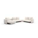 Overlap Sectional - Left-Facing Chaise, Large - Crème Travertine by Caracole, view 4