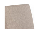 Beasley - Modern Beige Linen + Brass Counter Chair