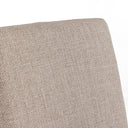 Beasley - Modern Beige Linen + Brass Counter Chair