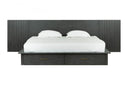 Sogno - Italian Modern Beige Fabric High Headboard Bed