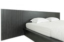 Manchester- Contemporary Platform Dark Grey Bed with Two Nightstands