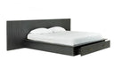 Manchester- Contemporary Platform Dark Grey Bed with Drawers