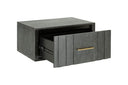 Manchester- Contemporary Dark Grey Nightstand