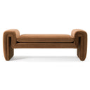 Bentley - Modern Brown Velvet Bench