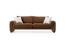 Bentley - Modern Brown Velvet Sofa