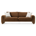 Bentley - Modern Brown Velvet Sofa