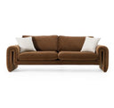 Bentley - Modern Brown Velvet Bench