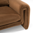 Bentley - Modern Brown Velvet Sofa Set