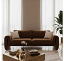Bentley - Modern Brown Velvet Bench