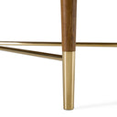 Bernard Mid-Century Modern Walnut & Gold Buffet