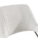 Betty - Modern Off-White Fabric + Bronze Dining Chair