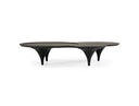 Beulah - Modern Free Form Black Ash Coffee Table